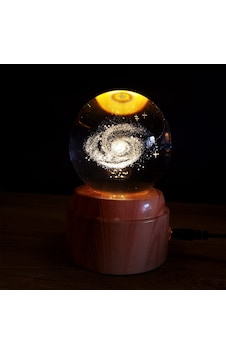 Galaxy Gezegen Tasarımlı Dönen Masa Lambası Sarı Galaxy Gezegen Tasarımlı Dönen Masa Lambası Sarı