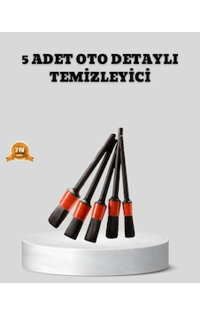 Hepsi Araç Detay Temizlik Fırçası 5 Li Set Çizmeyen Kıl Çok Yönlü Kullanım Najmaddin
