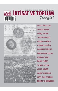 İktisat Ve Toplum Dergisi Sayı 1 İktisat Ve Toplum Dergisi Sayı 1