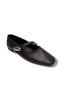 Ceylan Shoes 123-26 Cilt Deri Tokalı Tek Bantlı Anatomik Kadın Babet Kahverengi Ceylan Shoes 123-26 Cilt Deri Tokalı Tek Bantlı Anatomik Kadın Babet Kahverengi