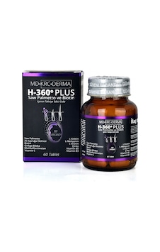 Hair 360 Plus Saw Palmetto ve   Biotin 60  Tablet