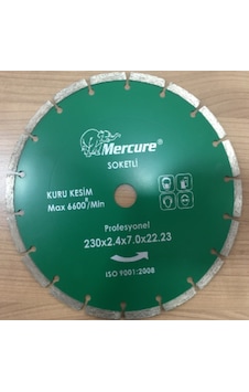 MERCURE 230*2,4*22 SOKETLİ  BETON KESME DİSKİ