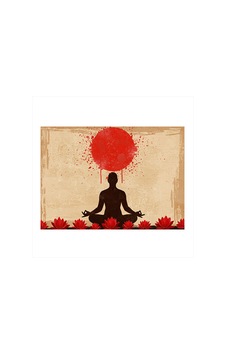Meditasyon Ve Zen Tasarım Ahşap Tablo