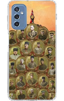 Samsung Galaxy M52 Uyumlu Atatürk Ve Kurtuluş Savaşı Komutanları Baskılı Silikon Kılıf Renkli Samsung Galaxy M52 Uyumlu Atatürk Ve Kurtuluş Savaşı Komutanları Baskılı Silikon Kılıf Renkli