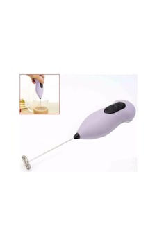 Mini Mixer Kahve Süt Köpürtücü Karıştırıcı Cappucino Miks Beyaz