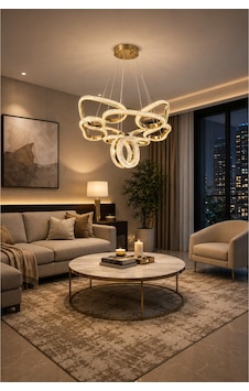 Porto Lüks Cristalya Serisi Orjinal Gold Kaplamalı 3 Renk Ledli Sarkıt Ledli Avize Modern Led Avize-çap 45 Cm Gold Gold Porto Lüks Cristalya Serisi Orjinal Gold Kaplamalı 3 Renk Ledli Sarkıt Ledli Avize Modern Led Avize-çap 45 Cm Gold Gold