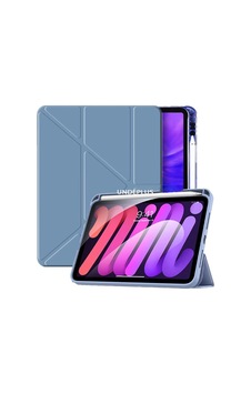 Apple iPad Uyumlu 11. A16 11inç/10. 10.9inç İle Uyumlu Kılıf Kalem Bölmeli Trifolding Case Gökyüzü Mavisi Sku: Zeusb0dwn561tv Arka Kapak