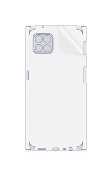 Oppo Reno4 Se Uyumlu Fullbody Arka Kaplama Hidrojel Koruyucu Film