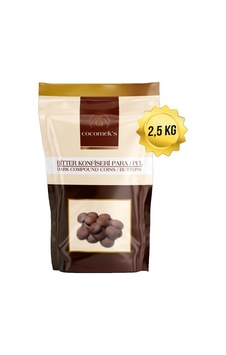 Cocomeks Bitter Konfiseri Para Pul Çikolata 2.5kg Cocomeks Bitter Konfiseri Para Pul Çikolata 2.5kg