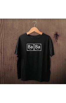 Defymoda Babalar Günü Hediye Baba Temalı Baskılı Oversize Bisiklet Yaka T-shirt - Siyah Defymoda Babalar Günü Hediye Baba Temalı Baskılı Oversize Bisiklet Yaka T-shirt - Siyah