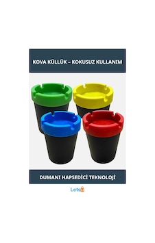 Dumansız Taşınabilir Kova Küllük Dumansız Taşınabilir Kova Küllük