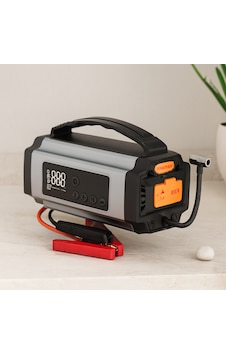 120w Taşınabilir Araç Akü Takviye Seti - Powerbank & Fener 120w Taşınabilir Araç Akü Takviye Seti - Powerbank & Fener