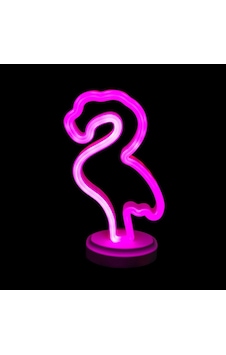 Neon Işıklı Flamingo Yazılı Masa Gece Lambası Pil Ve Usb Tg 5klfk5h Çok Renkli Neon Işıklı Flamingo Yazılı Masa Gece Lambası Pil Ve Usb Tg 5klfk5h Çok Renkli