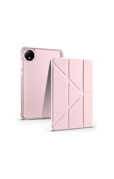 Xiaomi Pad Se 8.7 İle Uyumlu Kılıf Silikon Yumuşak 4 Farklı Stand Olabilen Kalem Bölmeli Kapaklı Tablet Kılıfı Rose Gold Sku: Zeusb0fhkxf1jh Arka Kapak