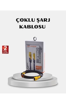 Usb-c Usb-a 4 Ü 1 Arada Örgülü Kablo 65w Hızlı Şarj Metal Uç Dayanıklı Standart Usb-c Usb-a 4 Ü 1 Arada Örgülü Kablo 65w Hızlı Şarj Metal Uç Dayanıklı Standart