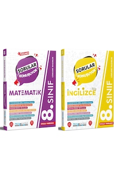 Pruva Akademi 8. Sınıf Matematik + İngilizce Sorular Konuşuyor Seti 2 Kitap 2023 Pruva Akademi 8. Sınıf Matematik + İngilizce Sorular Konuşuyor Seti 2 Kitap 2023
