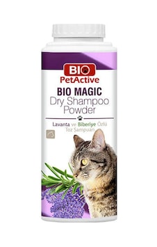 Bio PetActive Biberiye ve Lavanta Özlü Kuru Kedi Şampuanı 150 G