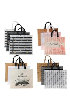 Yankı İtriyat Eczane Bez Çanta Kulplu Körüklü Karma 40x34 Cm 250 Adet Yankı İtriyat Eczane Bez Çanta Kulplu Körüklü Karma 40x34 Cm 250 Adet