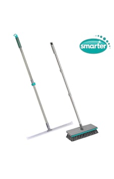 Smarter Yer Sileceği + Banyo Mutfak Fayans Balkon Pratik Yüzey Fırçası Çekçek Smarter Yer Sileceği + Banyo Mutfak Fayans Balkon Pratik Yüzey Fırçası Çekçek