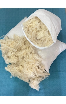 Yün Yastık 1 Kg Beyaz