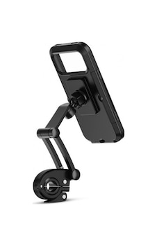 Universal Geri Çekilebilir Motorsiklet / Bisiklet Telefon Tutucu Siyah Universal Geri Çekilebilir Motorsiklet / Bisiklet Telefon Tutucu Siyah