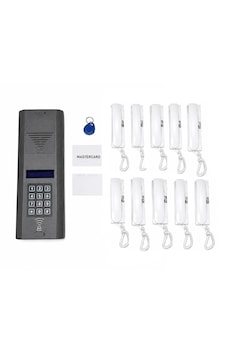 Kart Okumalı Dijital Panel Ve Telefonlu Konuşma Apartman Sistemleri 10 Daire Paket Kart Okumalı Dijital Panel Ve Telefonlu Konuşma Apartman Sistemleri 10 Daire Paket