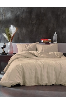 BonjardinHome Jakarlı Pamuk Saten Çift Kişilik Nevresim Takımı Bej BonjardinHome Jakarlı Pamuk Saten Çift Kişilik Nevresim Takımı Bej