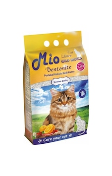 Mio Portakal Kokulu İnce Topaklaşan Bentonit Kedi Kumu 10 L Mio Portakal Kokulu İnce Topaklaşan Bentonit Kedi Kumu 10 L