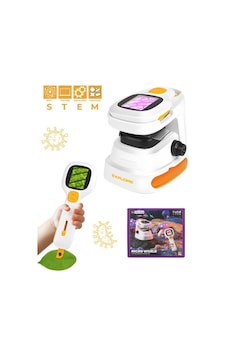 Temel 2si 1 Arada Dijital Mikroskop Seti 40x 1000x Yakınlaştırmalı, Hd Ekranlı Stem Kiti