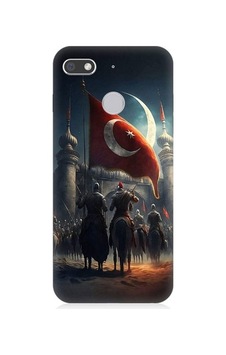 General Mobile Gm 8 Go Uyumlu Tulpar Bayrak Ve Kale Desenli Silikon Kılıf General Mobile Gm 8 Go Uyumlu Tulpar Bayrak Ve Kale Desenli Silikon Kılıf