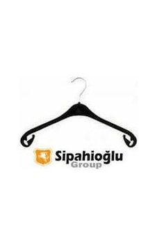 Plastik Elbise Askısı 43 CM Siyah