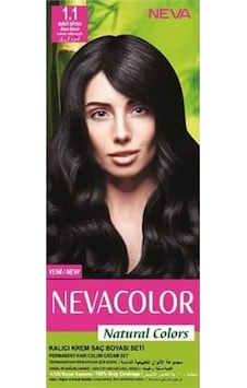 Neva Color Natural Colors Saç Boyası 1.1 Mavi Siyah Neva Color Natural Colors Saç Boyası 1.1 Mavi Siyah