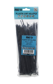 Siyah 3.6x200mm Plastik Cırt Kelepçe 100pcs Standart Siyah 3.6x200mm Plastik Cırt Kelepçe 100pcs Standart