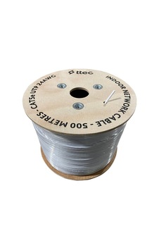 Ttec Kbl-cat5e-24cca/ın500b Iç Mekan Pvc Kablo - 500m Beyaz Tss