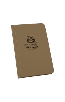 Hava Koşullarına Dayanıklı Sert Kapaklı Defter, 4 1/4 "x 6 3/4", Tan Kapak, Evrensel Desen No. 970tf-m Hava Koşullarına Dayanıklı Sert Kapaklı Defter, 4 1/4 "x 6 3/4", Tan Kapak, Evrensel Desen No. 970tf-m