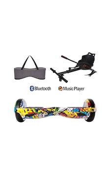 Citymate Elektrikli Kaykay Hoverboard Akıllı Denge 6.5 Inch + Hoverkart + Çanta Extrem76 Paket D01