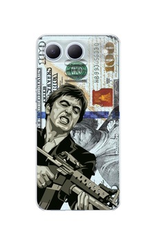 Tecno Spark 40 5g Uyumlu Scarface Dolar Tasarımlı Baskılı Silikon Kılıf Renkli Tecno Spark 40 5g Uyumlu Scarface Dolar Tasarımlı Baskılı Silikon Kılıf Renkli