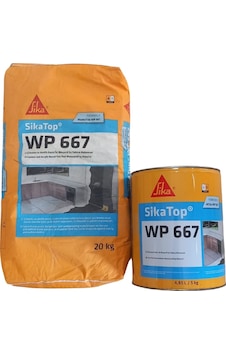 Sikatop Wp 667 Yarı Elastik Su Yalıtım Malzemesi 20+5 25 Kg Sikatop Wp 667 Yarı Elastik Su Yalıtım Malzemesi 20+5 25 Kg