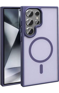 Teleplus Samsung Galaxy Uyumlu S24 Ultra Kılıf M-safe Şarj Özellikli Mat Arka Yüzey Sio Kapak Teleplus Samsung Galaxy Uyumlu S24 Ultra Kılıf M-safe Şarj Özellikli Mat Arka Yüzey Sio Kapak