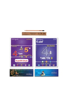 Tonguç Akademi 5. Sınıf 4 Ten 5 E Hazırlık Yaz Tatili Kitabı - 4. Sınıf Taktikli Soru Bankası Tekrar Seti 2 Kitap Tonguç Akademi 5. Sınıf 4 Ten 5 E Hazırlık Yaz Tatili Kitabı - 4. Sınıf Taktikli Soru Bankası Tekrar Seti 2 Kitap