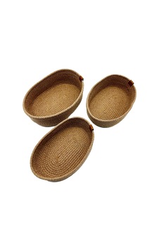 4 Adet Luna Cucina Jüt Tekli Yuvarlak Organizer Hasır 24 Cm Diğer 4 Adet Luna Cucina Jüt Tekli Yuvarlak Organizer Hasır 24 Cm Diğer