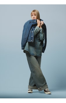Colins Loose Fit Kadın İndigo Jean Pantolon Cl1077461 Q1.v1 Dn44670 Denim