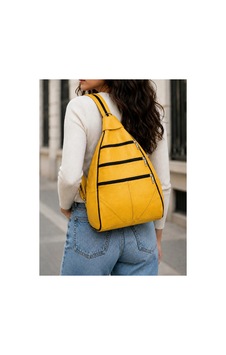 Levano Leather %100 Hakiki İtalyan Kuzu Derisi Kadın Sırt Çantası Sarı Levano Leather %100 Hakiki İtalyan Kuzu Derisi Kadın Sırt Çantası Sarı