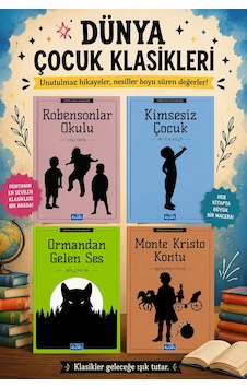 4 Kitaplı Dünya Çocuk Klasikleri Seti - 4. 5. 6. 7. Ve 8. Sınıflar İçin Öğretmen Tavsiyeli Okumayı Sevdiren-12 4 Kitaplı Dünya Çocuk Klasikleri Seti - 4. 5. 6. 7. Ve 8. Sınıflar İçin Öğretmen Tavsiyeli Okumayı Sevdiren-12