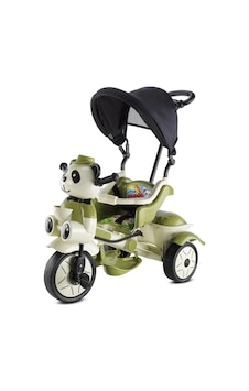 Babyhope 127 Lıttle Panda Üç Teker Kontrollü Bebek Bisikleti Yeşil Bej Çok Renkli Babyhope 127 Lıttle Panda Üç Teker Kontrollü Bebek Bisikleti Yeşil Bej Çok Renkli