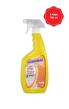 4 Adet Powermax Yağ Çözücü 750 Ml -pwrmx013