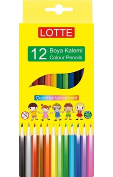 Lotte Kuru Boya Kalemi 12 Renk Lotte Kuru Boya Kalemi 12 Renk