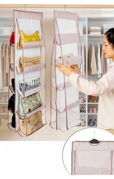 10 Gözlü Çanta Askılığı Dolap İçi Düzenleyici Organizer Şeffaf Bölmeli Asılabilir Çantalık Korumalı Çok Renkli Çok Renkli 10 Gözlü Çanta Askılığı Dolap İçi Düzenleyici Organizer Şeffaf Bölmeli Asılabilir Çantalık Korumalı Çok Renkli Çok Renkli