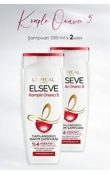 Elseve Komple Onarıcı 5 Yapılandırıcı Şampuan 390 Ml X 2 Adet