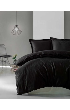 Cotton Box Tek Kişilik Saten Nevresim Takımı Elegante Siyah Cotton Box Tek Kişilik Saten Nevresim Takımı Elegante Siyah